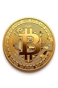 BITCOIN: Modern Art Gold Art Print Wall Art