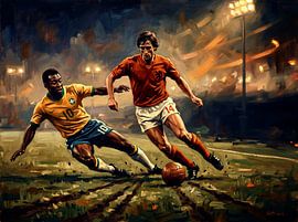 Fußballrivalität zwischen den Niederlanden und Brasilien