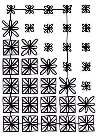 Blumen schwarz und weiß vertikal von Patricia's Creations