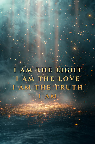 Goldene Affirmation – Himmlisches Licht & Teilchen