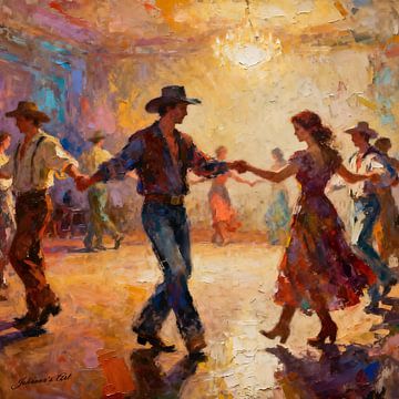 Dancing in the Glow by Johannas Art Creations