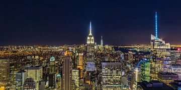 Ligne d'horizon de New York - Vue du haut du rocher 2016 (1) sur Tux Photography