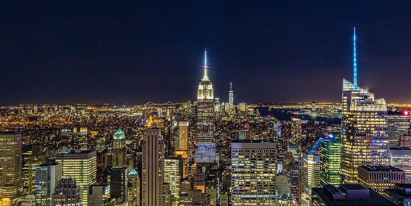 New York Skyline - View from the Top of the Rock 2016 (1) van Tux Photography