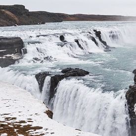 De Gullfoss waterval in IJsland van KC Photography
