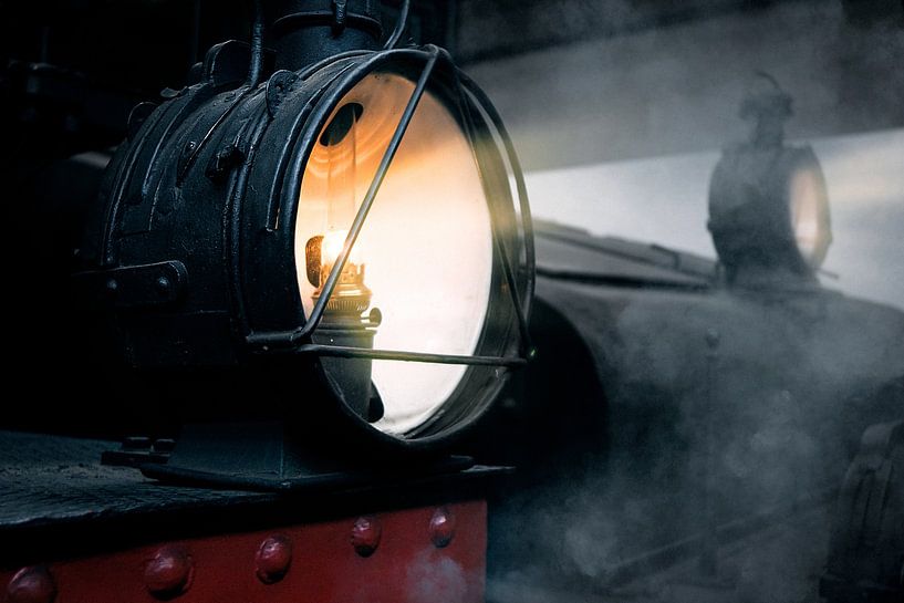 Lampe eines Dampfzuges von Bert-Jan de Wagenaar