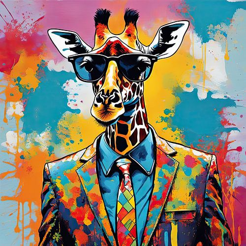 Pop Art Giraffe 11.74