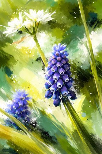 Blauw druifje