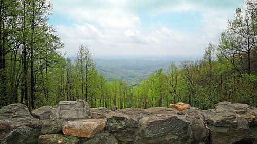 black mountains vergezicht