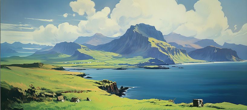 Scotland by Abstract Painting