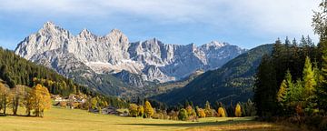 Mountain panorama "Mountains in autumn