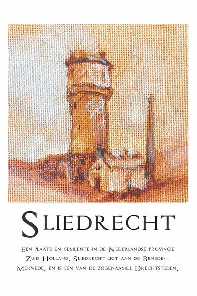 Wasserturm Sliedrecht Drechtsteden von Krista Kitsz Art