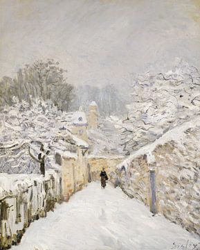 Alfred Sisley,Sneeuw bij Louveciennes