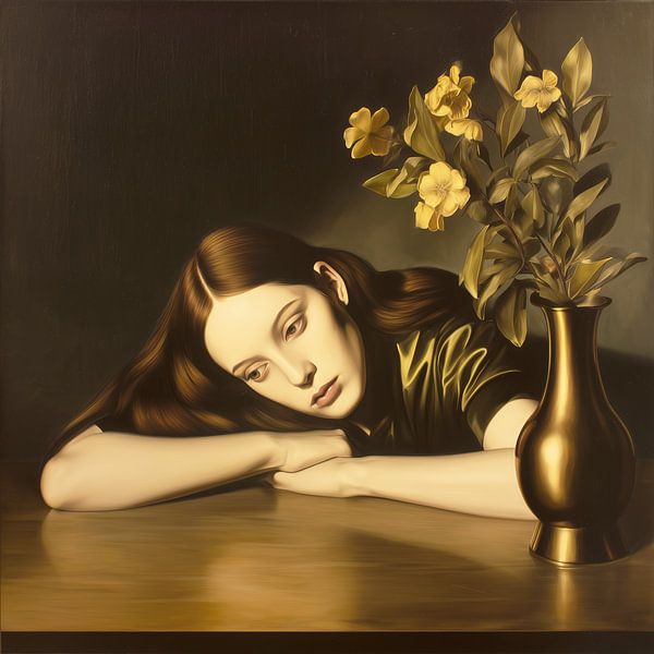 Waiting for My Flowers to Text Me Back by PixelMint.