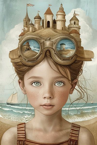 Château de sable par Mirjam Duizendstra