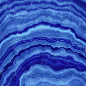 Blue Agate Texture 02 by Aloke Design