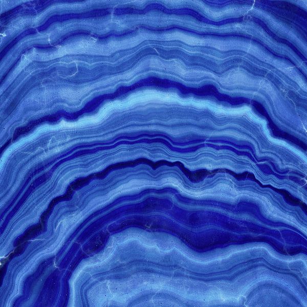 Blauer Achat Textur 02 von Aloke Design