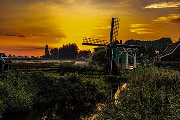 Le Zaanse Schans, Pays-Bas sur Gert Hilbink