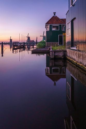 The Zaanse Schans during Blue Hour