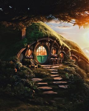 Dream house in the sunshine by fernlichtsicht