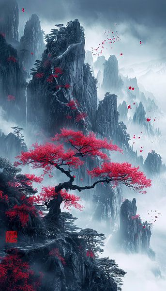 Tree in bloom by Peet de Rouw