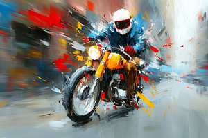 Motorradfahrer