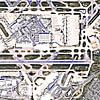 Heathrow Airport in Engeland gemengde techniek van Werner Lehmann