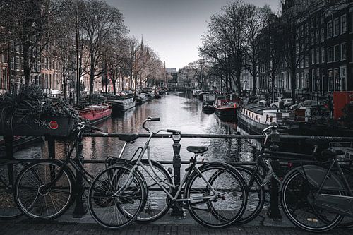 Amsterdam in black and white
