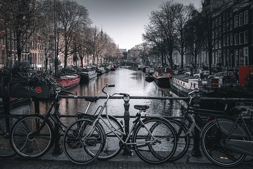Amsterdam in zwart-wit van Thilo Wagner