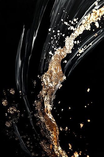 Abstract Alchemy - Midnight Gold II