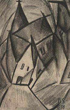 Kurt Schwitters - Z31 Village nocturne (1918) sur Peter Balan