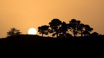 Zonsondergang in El Tanque op Tenerife van Karin de Jonge