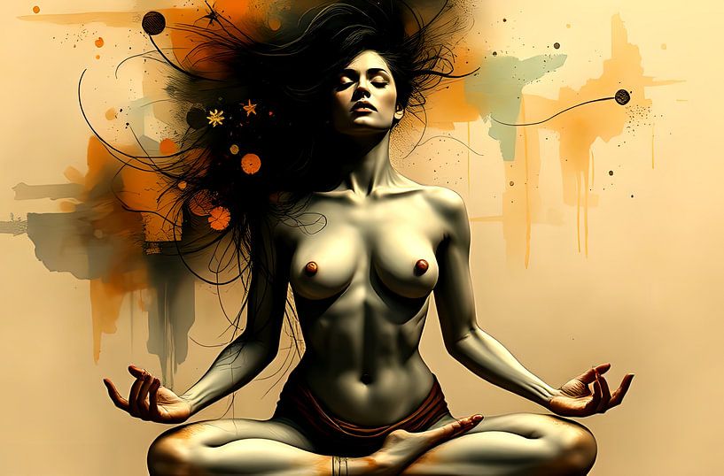 malerisches geistiges Porträt von Egon Zitter