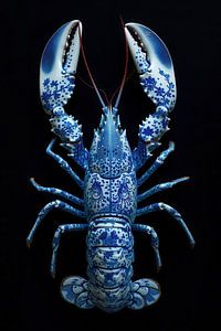 Delfts blauwe lobster