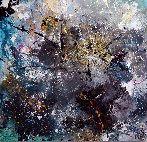 Abstract 1 by Gena Theheartofart