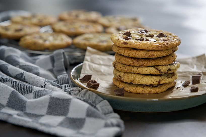 Chocolate biscuits by Anouk de Vries