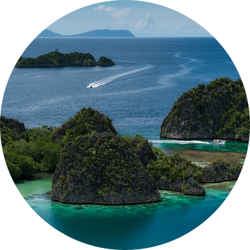 De eilanden van Piaynemo in Raja Ampat, Papoea