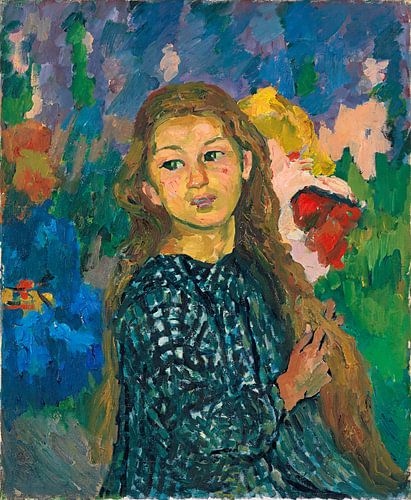 Portret van Ottilia Giacometti, Giovanni Giacometti