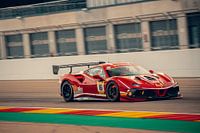 Ferrari 488 Challenge Evo glowing brakes
