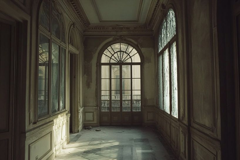 Abandoned corridor in Italian palace by Art & Soul Creations