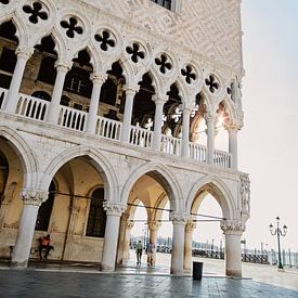 Doge's Palace San Marco Square Venice sunrise by Marianne Voerman