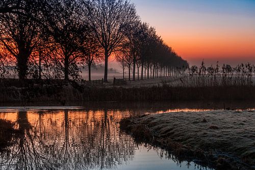 Zonsopkomst Zoeterwoude 5 van Jordy Kortekaas