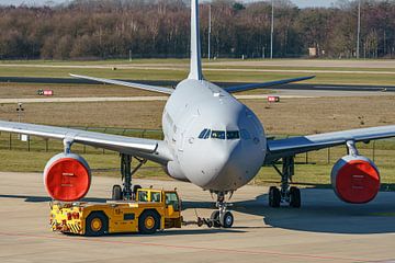Airbus A330 MRTT op vliegbasis Eindhoven.