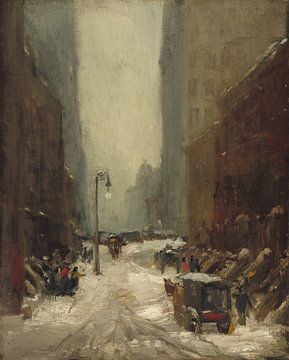 Sneeuw in New York door Robert Henri van Meesterlijke vondsten