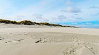 Endless space on the North Sea beach of Schiermonnikoog