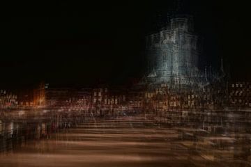 Deventer bij nacht van Wim Beunk