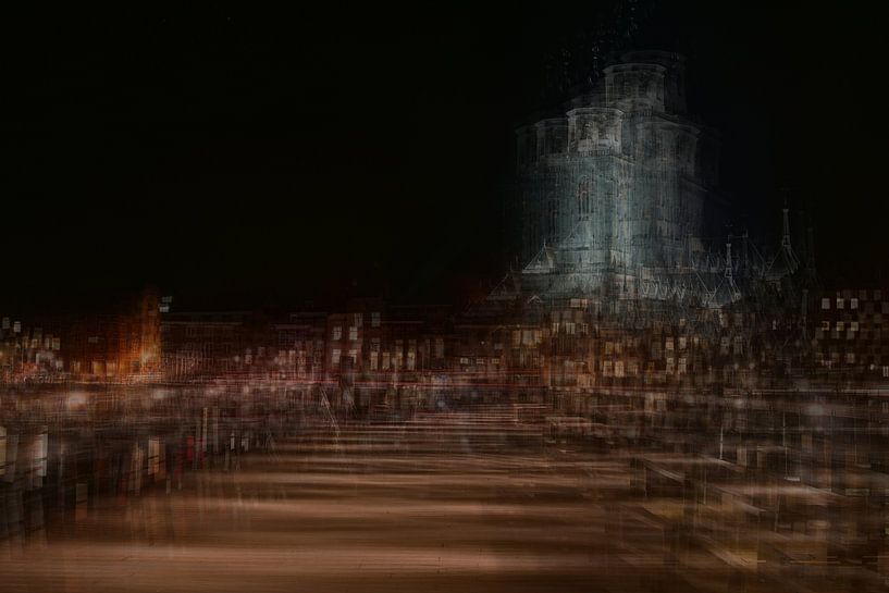 Deventer bei Nacht von Wim Beunk