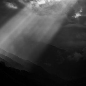 Jacobsladder in de Hohe Tauern in de Oostenrijkse Alpen (liggennd) van André Blom Fotografie Utrecht