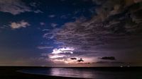 Thunderstorm over the IJsselmeer
