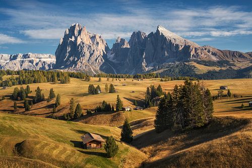Seiser Alm in the afternoon by Martin Podt