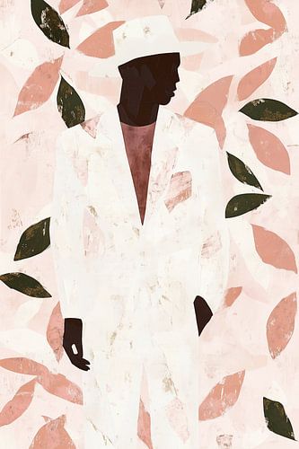 Une tranquillité élégante au milieu des feuilles